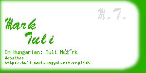 mark tuli business card